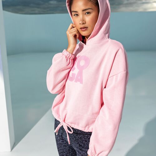 Womens Cropped Oversize Hoodie Thumbnail